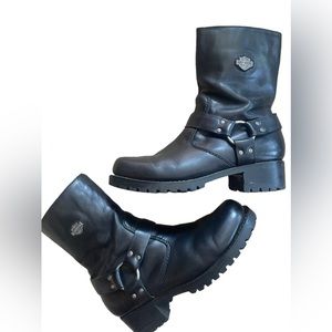 Harley Davidson women’s leather riding boots